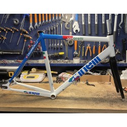 Frame Set Cinelli Vigorelli Italian White 56-L (New - Never Used)