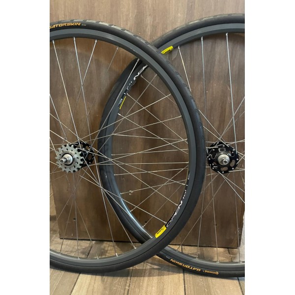 Ruote Pista/Fixed (Mozzo Paul Components + Cerchi Mavic Open Pro)