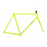 Telaio Pista in Acciaio Ventura Giallo Fluo Opaco