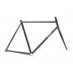 Telaio Pista in Acciaio Ventura Grigio Opaco / Verde Oliva