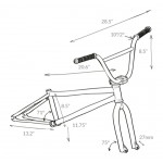 Flybikes Proton 21" TT LHD Complete BMX Bike 2017 Flat Raw