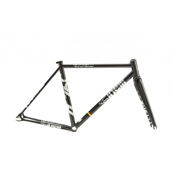 Cinelli Vigorelli Steel 2019  Black Night - Telaio Pista (Front Brake Ready)