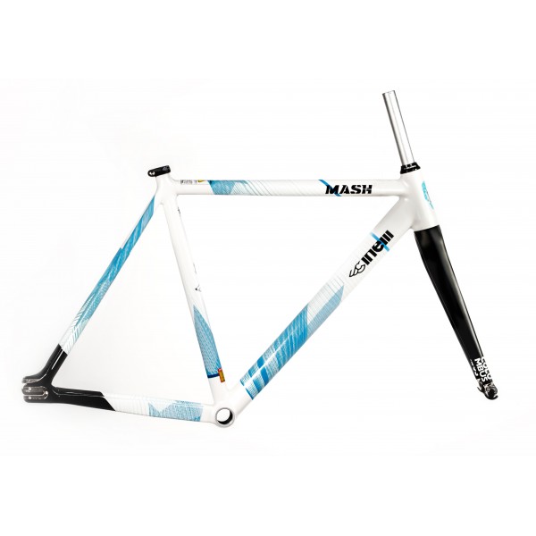 Cinelli Mash Parallax Cyanotype Track Frame + Columbus Pista Leggera Fork - Size M